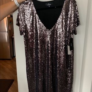 Lulu’s Sequin Shift Dress
